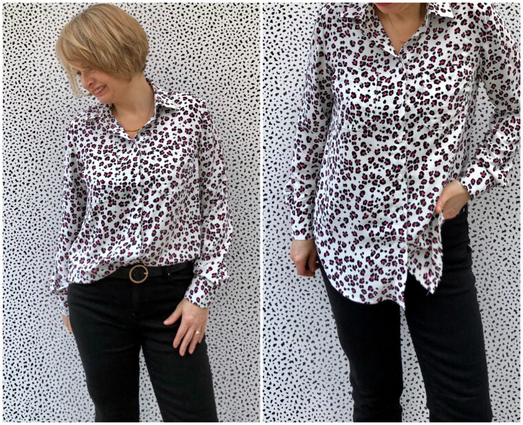 Lucie sewed two totally different shirts using our staple Classic Shirt sewing pattern.