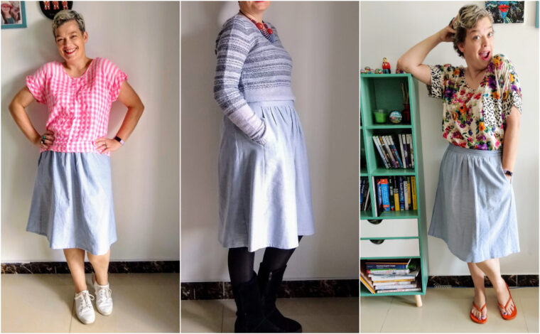 The Everyday Skirt is the perfect sewing pattern to jumpstart your DIY wardrobe.