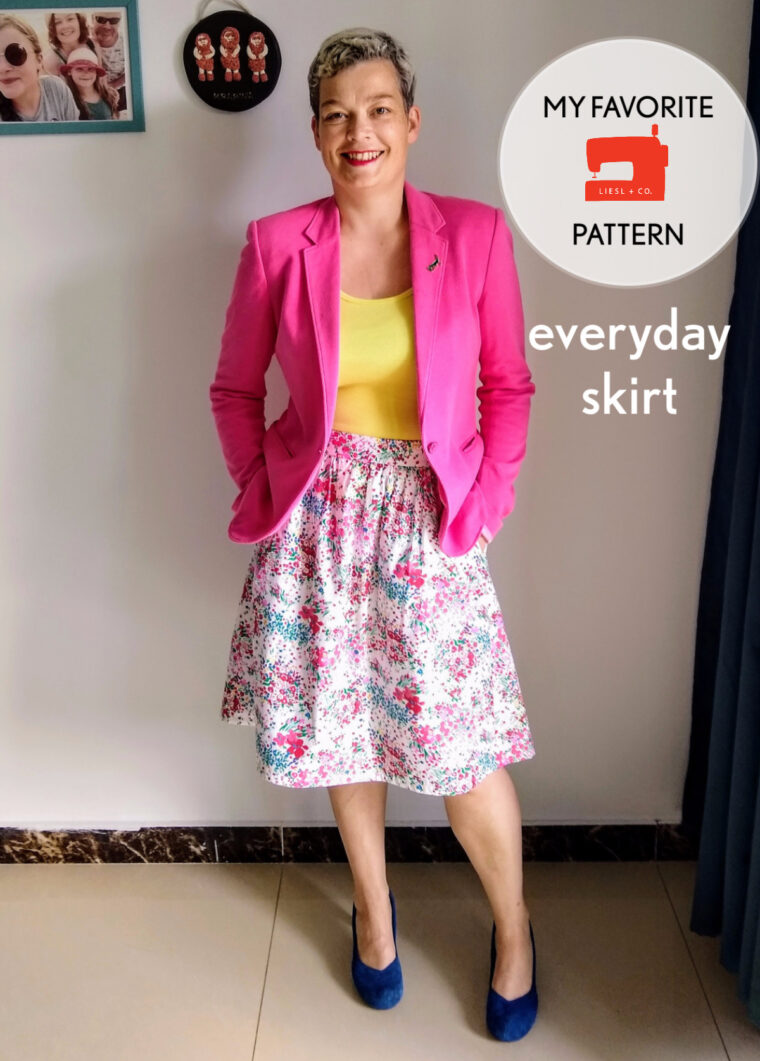 The Everyday Skirt is the perfect sewing pattern to jumpstart your DIY wardrobe.