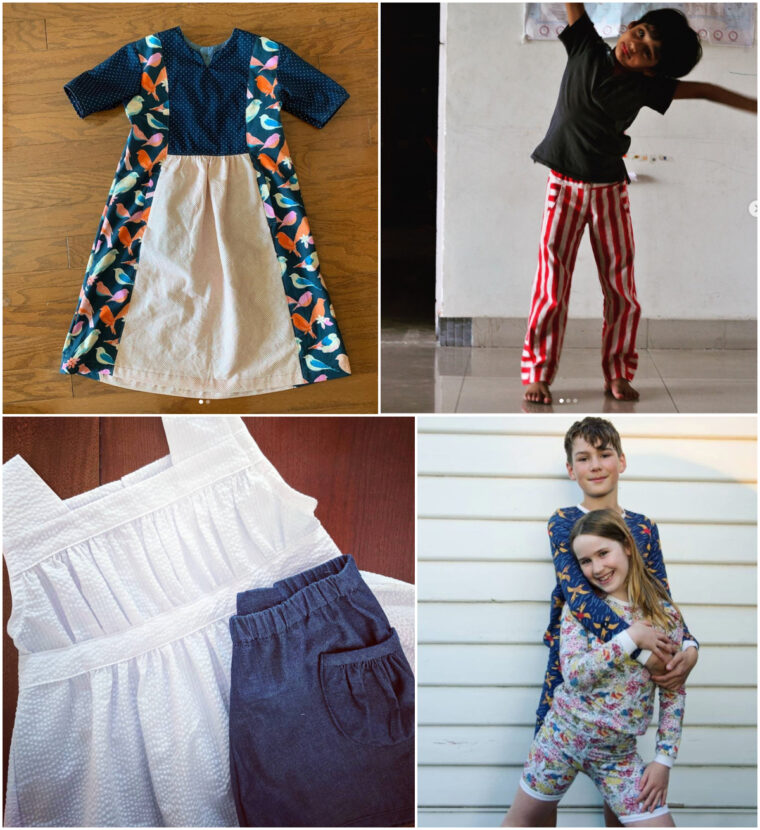Make beautiful custom DIY clothing for kids and adults with our patterns.