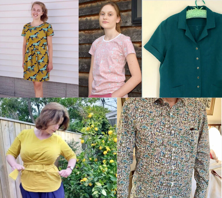 Sewing projects from Oliver + S and Liesl + Co. patterns.