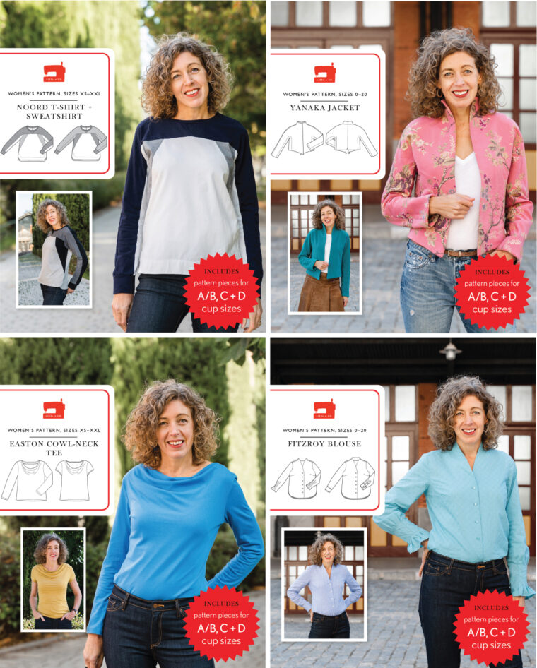 four new Liesl + Co sewing patterns