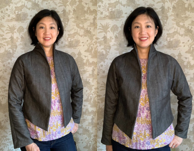 Erica made two DIY cropped jackets from the Yanaka Jacket pattern.