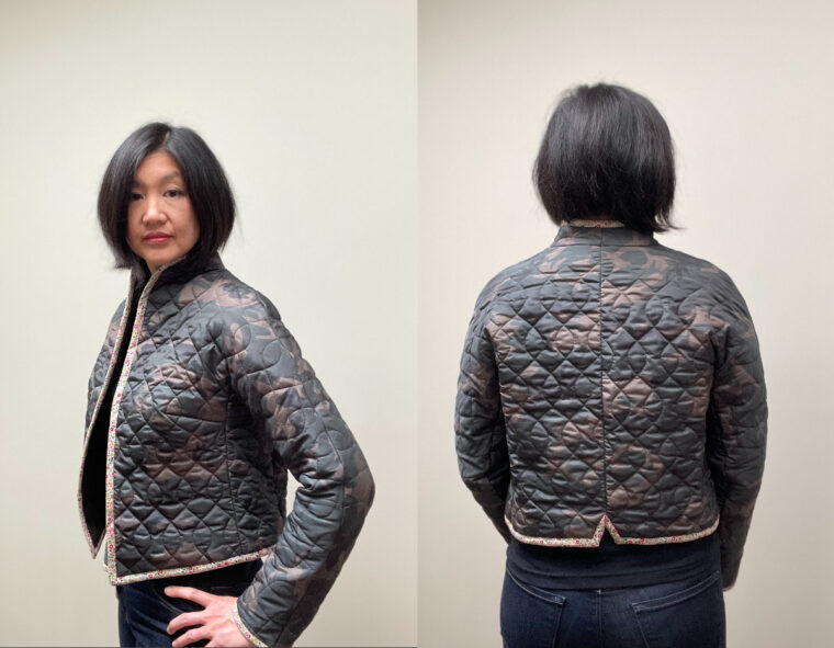 Erica made two DIY cropped jackets from the Yanaka Jacket pattern.