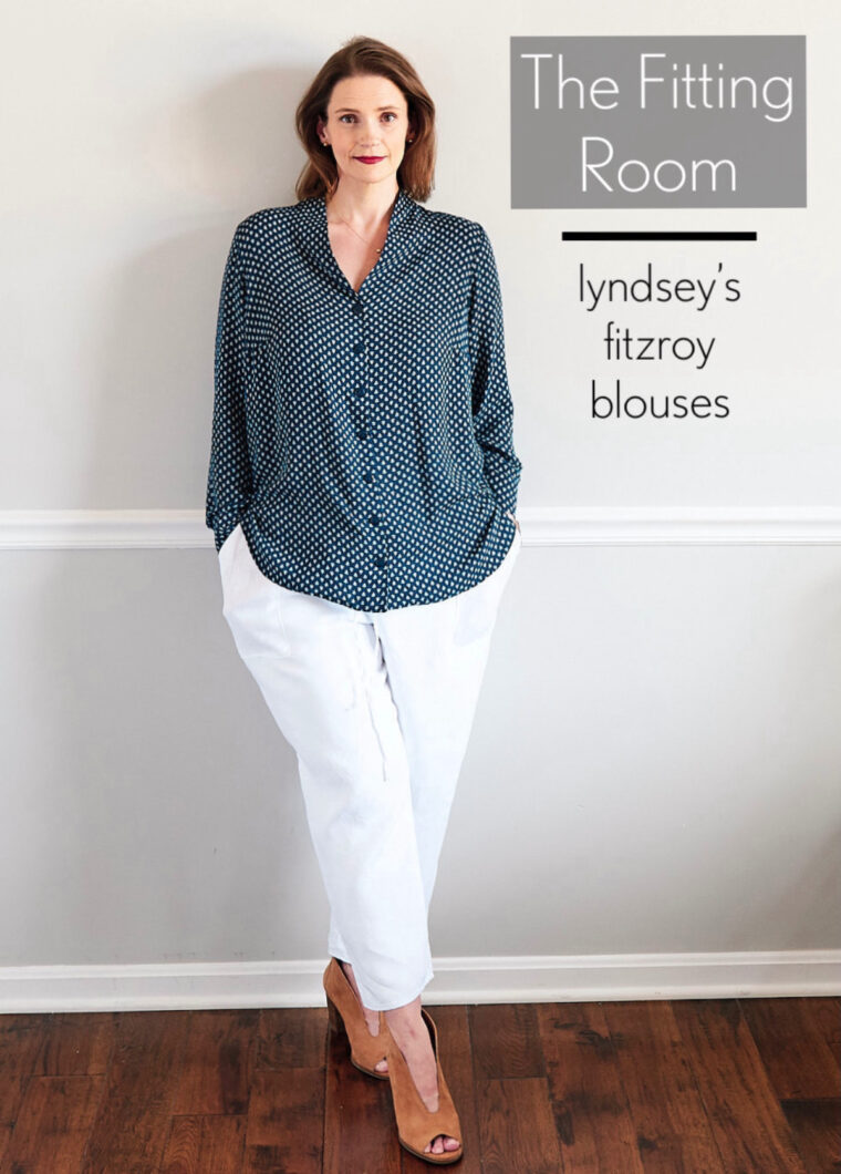 Join Lyndsey on a journey of flat pattern adjustments as she talks about how she fit the Fitzroy Blouse.