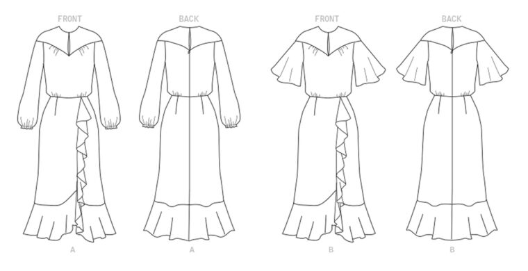 Lisette for Butterick B6823 dress sewing pattern 