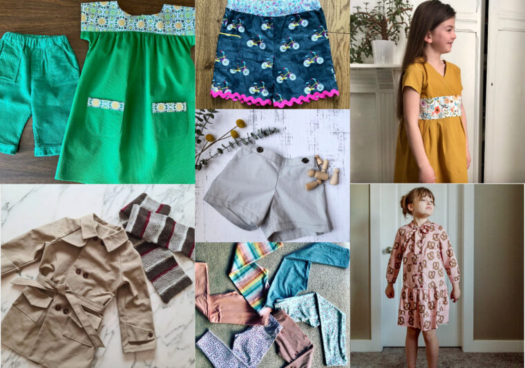 Projects made using Liesl + Co. and Oliver + S patterns.