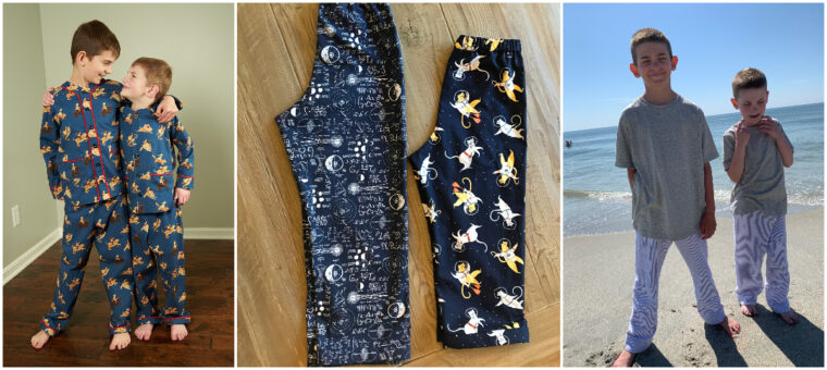 Make your own DIY kids' pajama pants.