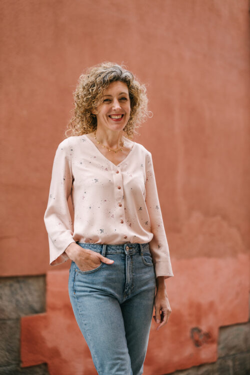 Introducing the Geneva vNeck Blouse Sewing Pattern Blog Oliver + S