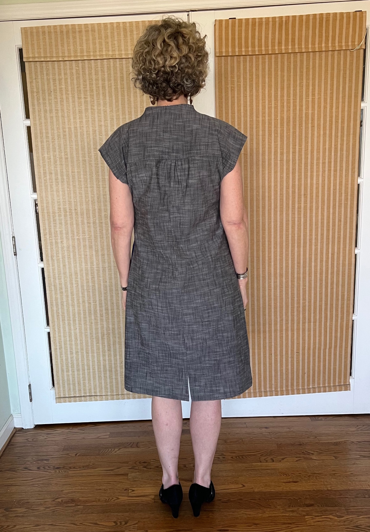 How to color-block a dress sewing pattern.
