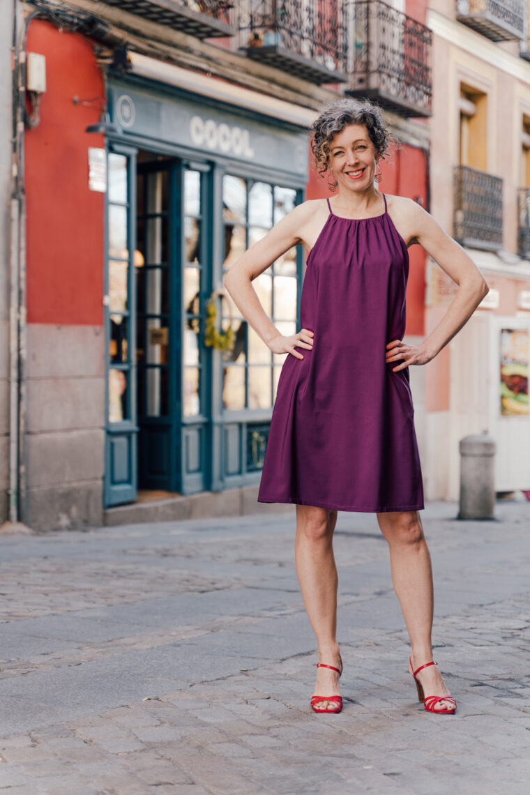 Liesl + Co Enmore Halter Dress + Top sewing pattern