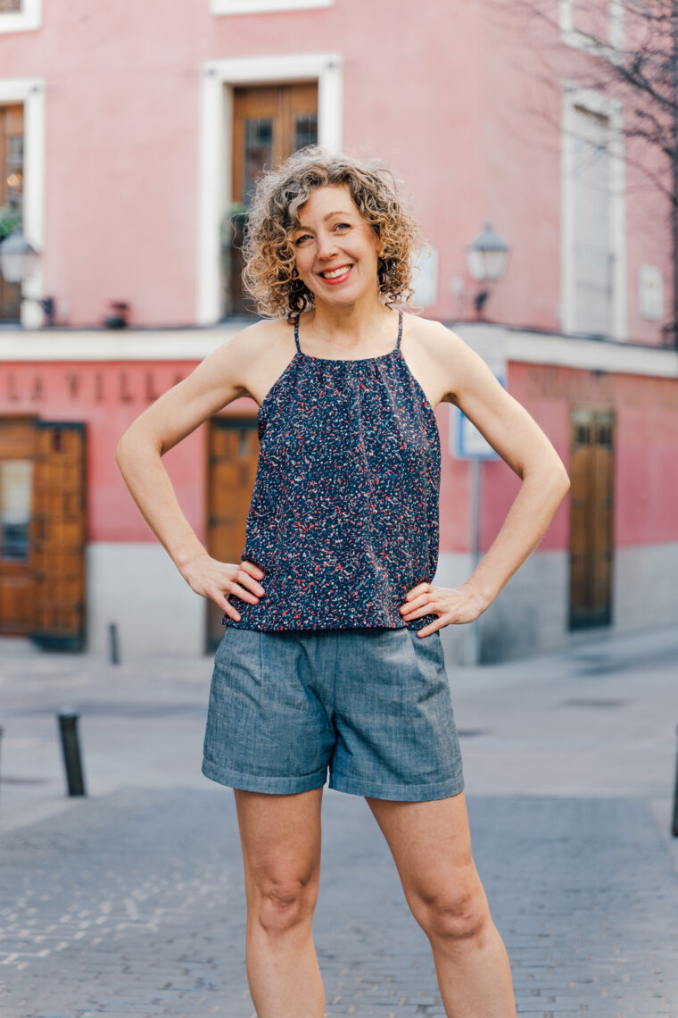 Liesl + Co Enmore Halter Dress + Top sewing pattern