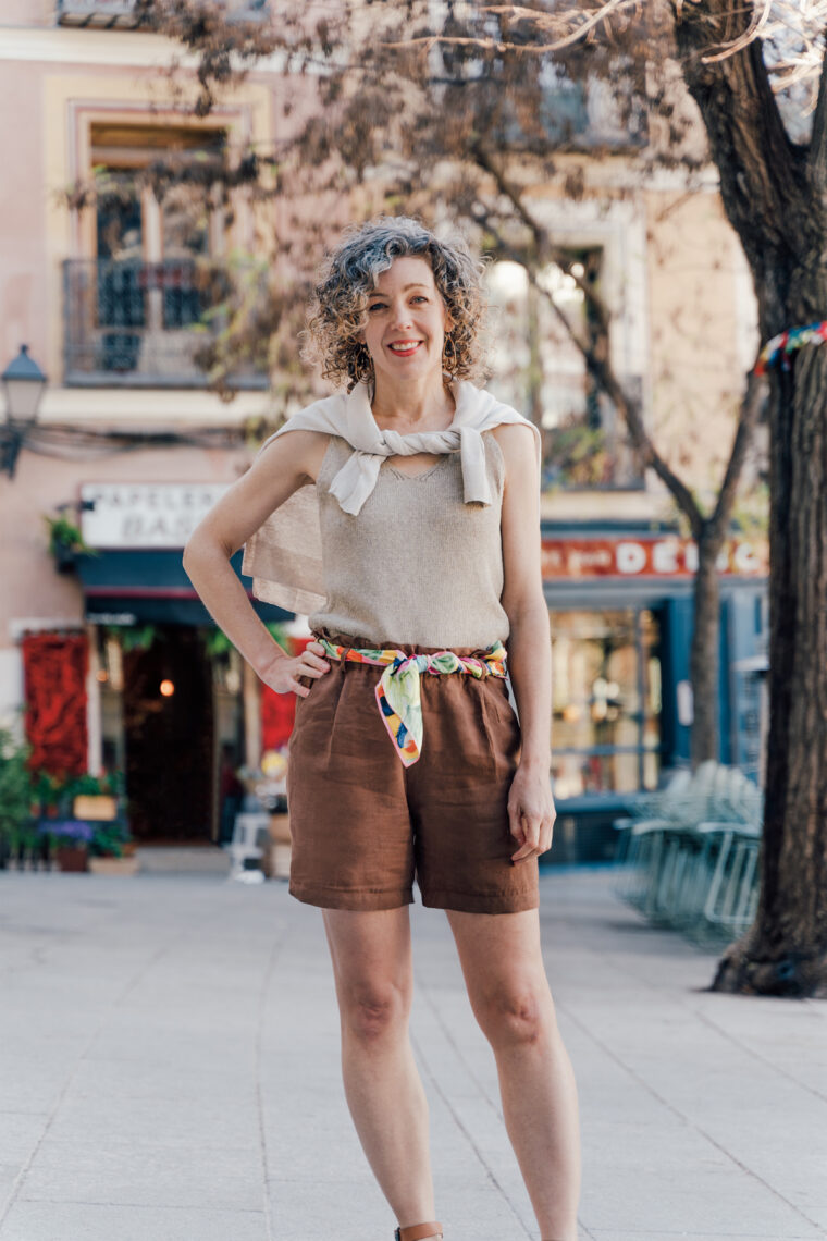 Liesl + Co Lisboa Walking Shorts sewing pattern