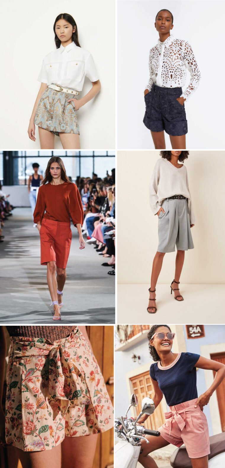Lisboa walking shorts styling and fabric ideas