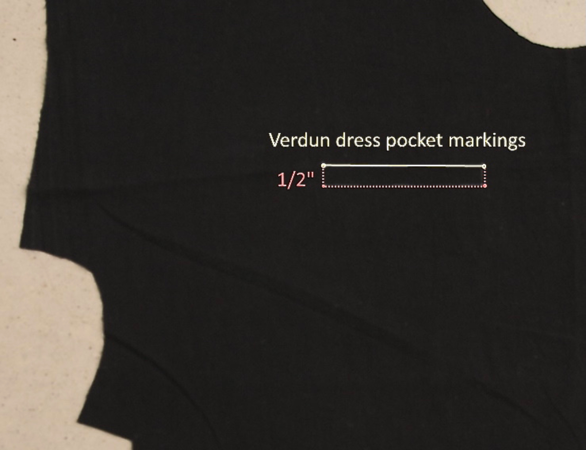 Tutorial for sewing a double-welt pocket with button loop.