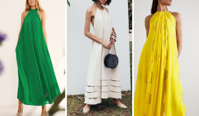 Three halter dress inspiration pics