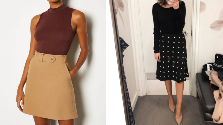 Liesl + Co Garibaldi A-Line Skirt sewing pattern fabric and styling ideas