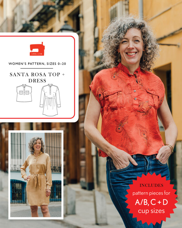 Introducing the Liesl + Co Santa Rosa Top + Dress sewing patterns