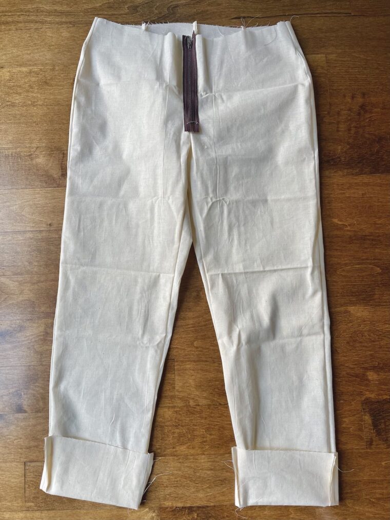 Muslin for a young man's trousers.