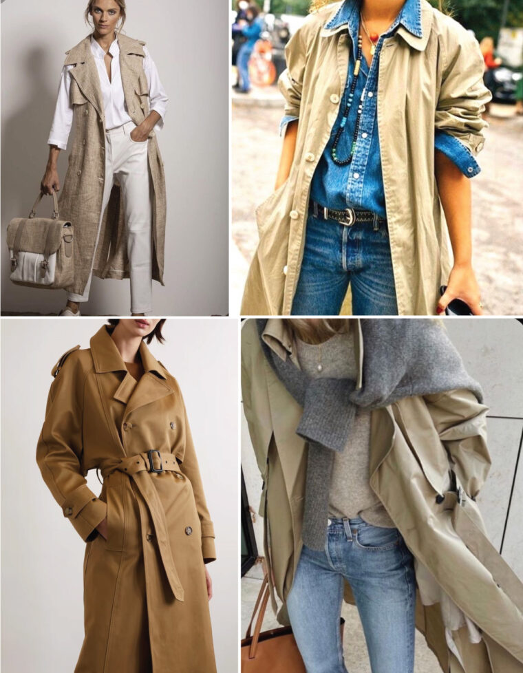 Prado Trench Coat fabric and styling inspiration