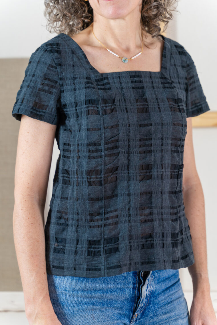 Liesl + Co Laureles Square-Neck Top + Dress sewing pattern