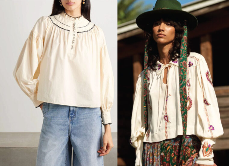 embroidered Positano Blouse inspiration