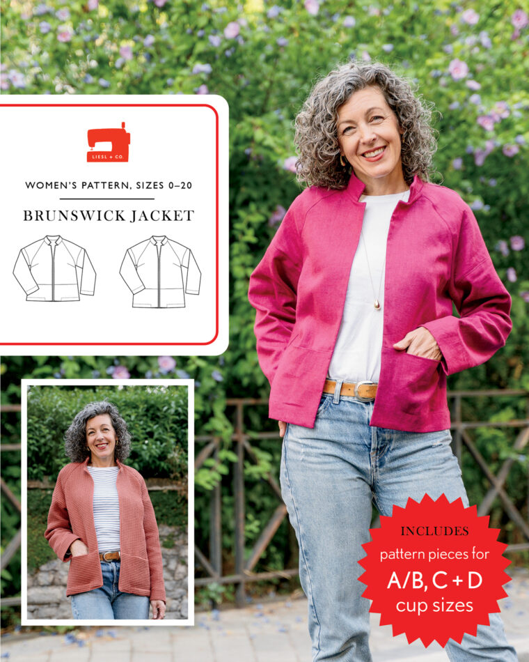 fabric and styling inspiration for the Brunswick Jacket sewing pattern 