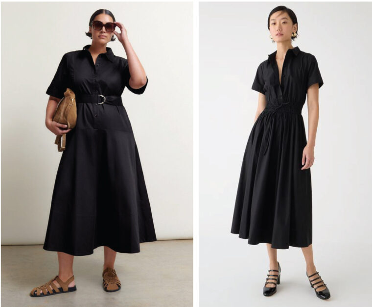 fabric and styling ideas for the Liesl + Co Tomigaya Shirt Dress sewing pattern