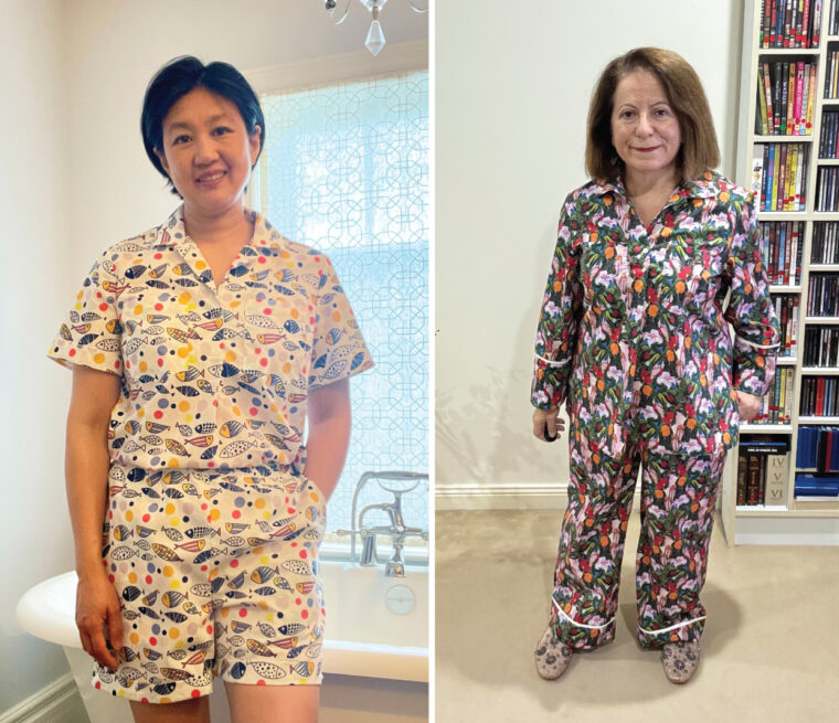 Liesl + Co Havana Pajamas sewing pattern sewn by our testers