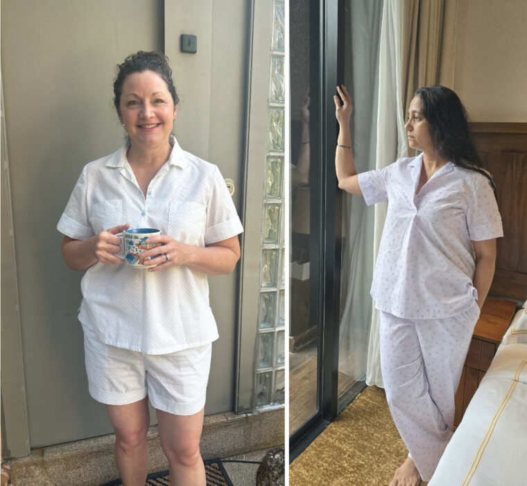 Liesl + Co Havana Pajamas sewing pattern sewn by our testers
