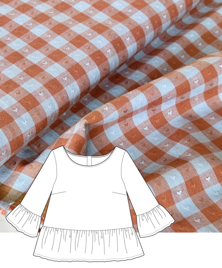 fabric and sewing pattern pairings from Dot to Dot Studio in Sussex, England