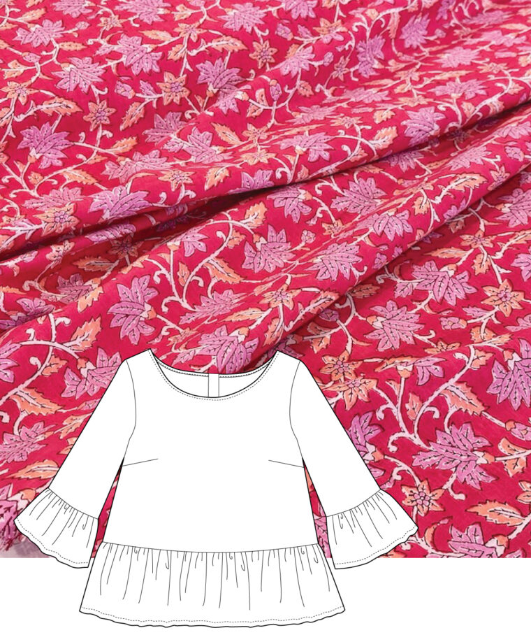 fabric and sewing pattern pairings from Dot to Dot Studio in Sussex, England