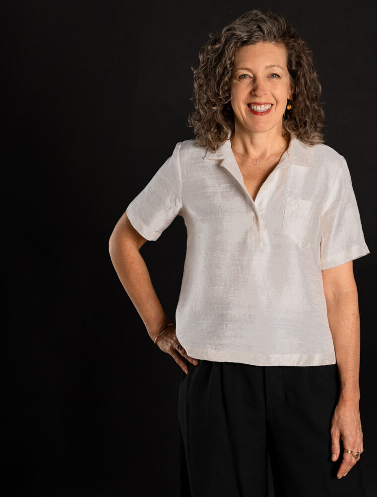 Liesl + Co Cyprus Woven Polo