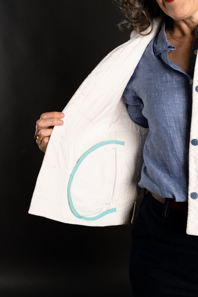 Liesl + Co Condesa Quilted Vest sewing pattern