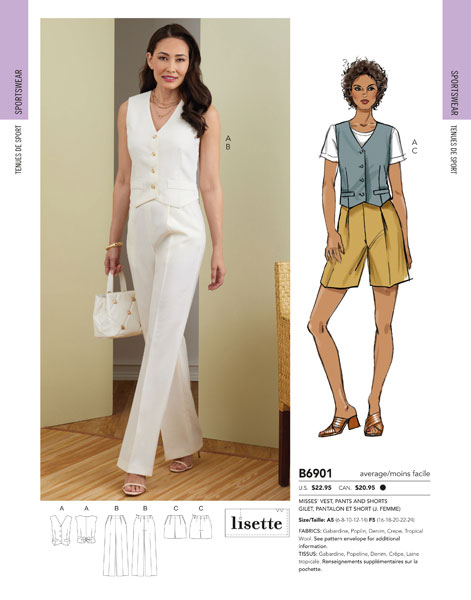 Lisette For Butterick B6901 Sewing Pattern, Shop