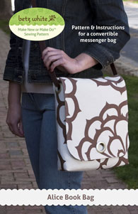 digital alice book bag sewing pattern