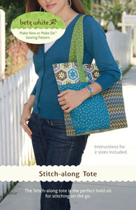 digital stitch-along tote sewing pattern