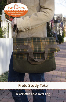 digital field study tote sewing pattern