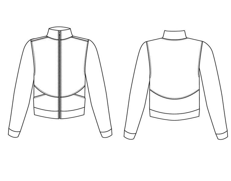 Digital Arlo Track Jacket Sewing Pattern | Shop | Oliver + S