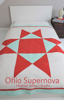 digital ohio supernova quilt sewing pattern