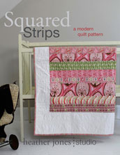 digital squared strips quilt sewing pattern