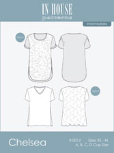 digital chelsea blouse sewing pattern