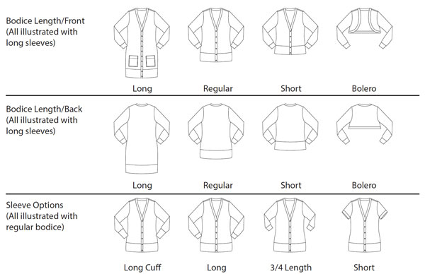 Digital Aveiro Cardigan Sewing Pattern | Shop | Oliver + S