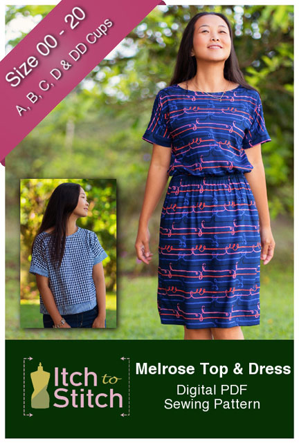 Digital Melrose Top + Dress Sewing Pattern | Shop | Oliver + S