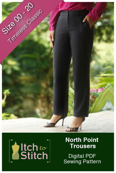 Digital North Point Trousers Sewing Pattern, Shop