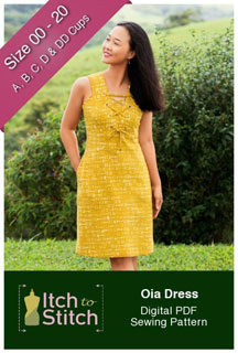digital oia dress sewing pattern