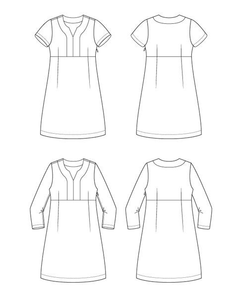 Digital Recoleta Dress Sewing Pattern | Shop | Oliver + S