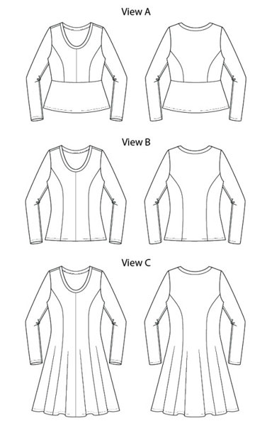 Digital Tallinn Top + Dress Sewing Pattern | Shop | Oliver + S
