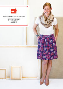 digital everyday skirt sewing pattern