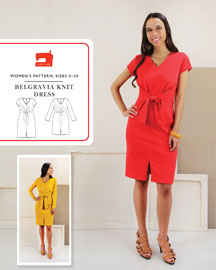 belgravia knit dress sewing pattern
